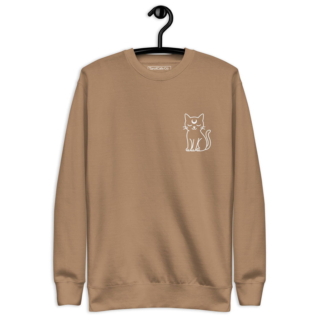 As Above So Below Unisex Premium Sweatshirt With Soft Fleece Interior For Everyday Comfort - TarotCats Co.