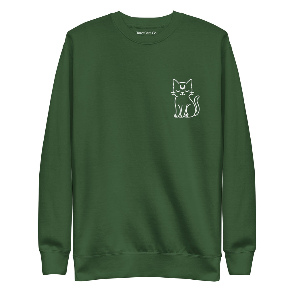 As Above So Below Unisex Premium Sweatshirt With Soft Fleece Interior For Everyday Comfort - TarotCats Co.