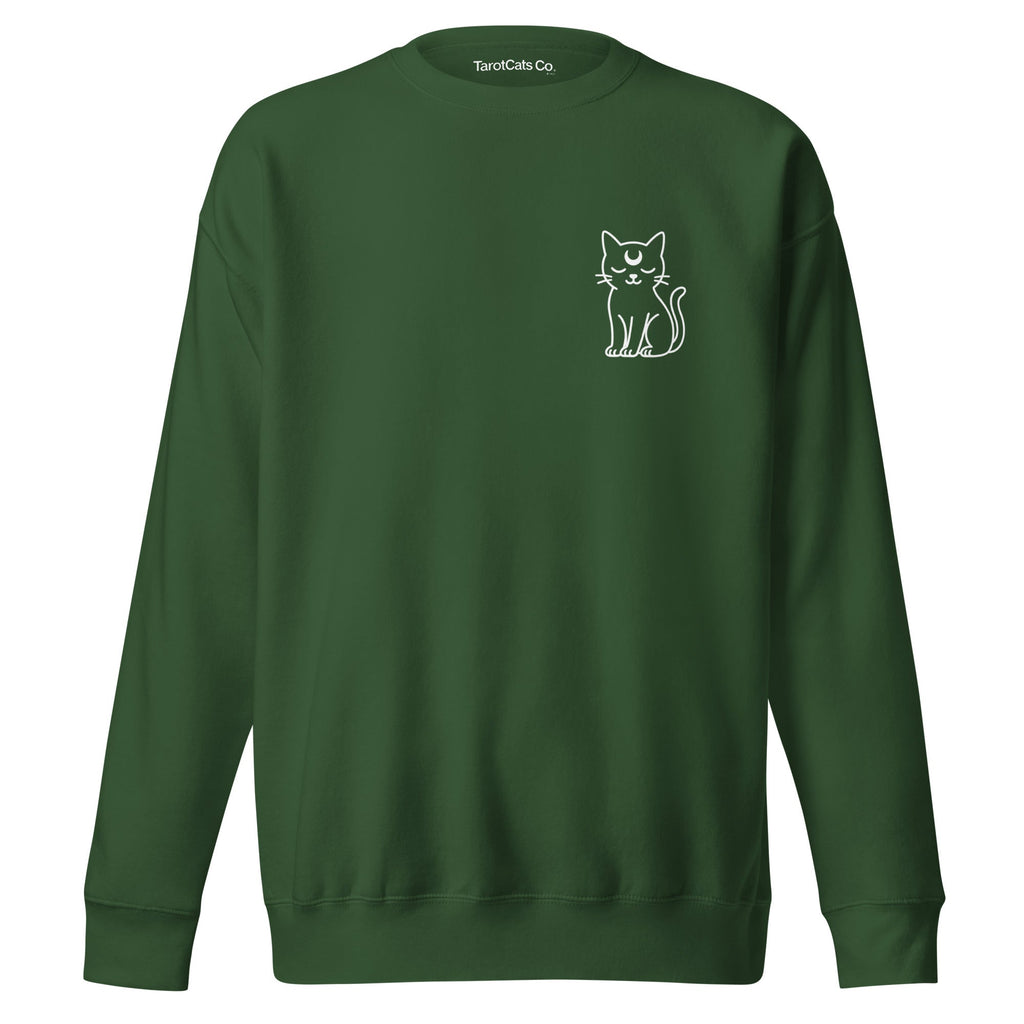 As Above So Below Unisex Premium Sweatshirt With Soft Fleece Interior For Everyday Comfort - TarotCats Co.