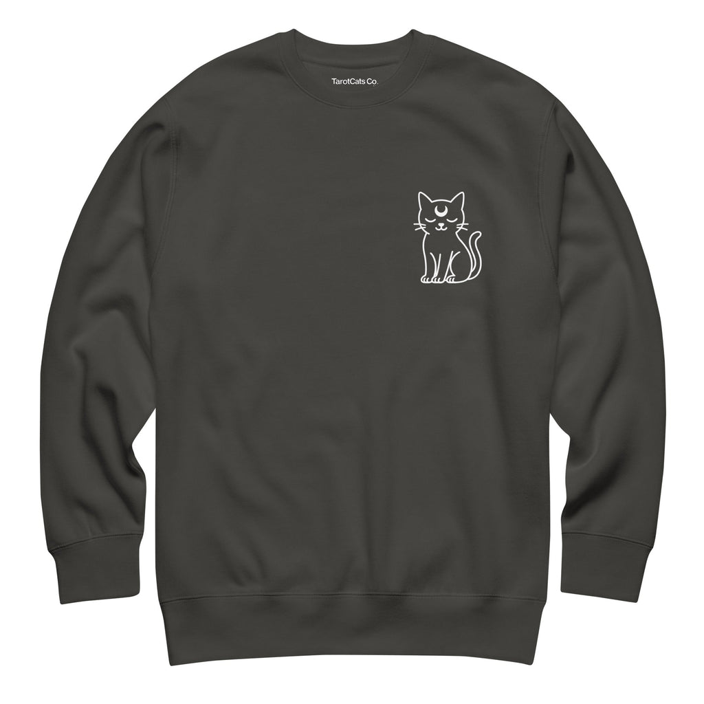 As Above So Below Unisex Premium Sweatshirt With Soft Fleece Interior For Everyday Comfort - TarotCats Co.