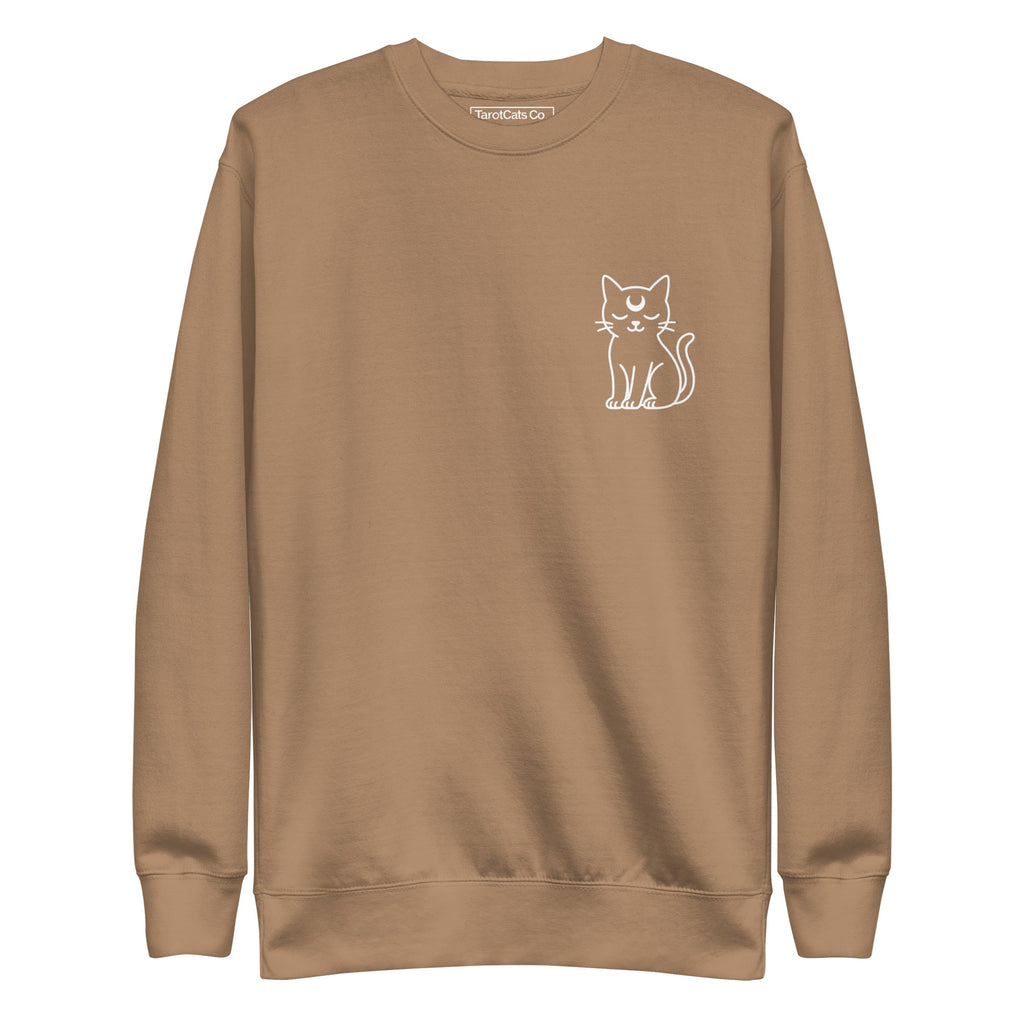 As Above So Below Unisex Premium Sweatshirt With Soft Fleece Interior For Everyday Comfort - TarotCats Co.