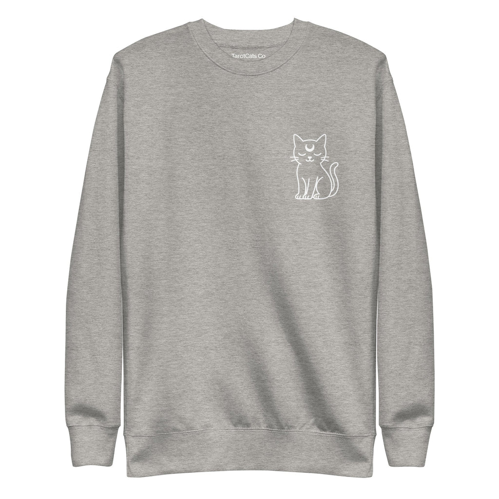 As Above So Below Unisex Premium Sweatshirt With Soft Fleece Interior For Everyday Comfort - TarotCats Co.