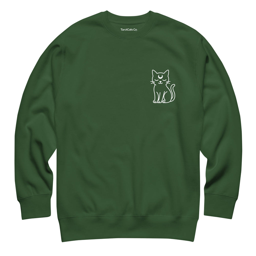 As Above So Below Unisex Premium Sweatshirt With Soft Fleece Interior For Everyday Comfort - TarotCats Co.
