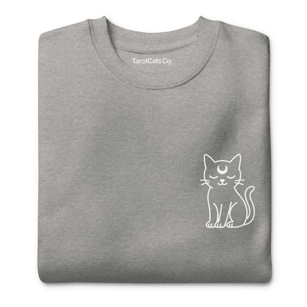As Above So Below Unisex Premium Sweatshirt With Soft Fleece Interior For Everyday Comfort - TarotCats Co.