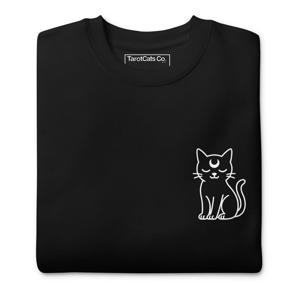 As Above So Below Unisex Premium Sweatshirt With Soft Fleece Interior For Everyday Comfort - TarotCats Co.