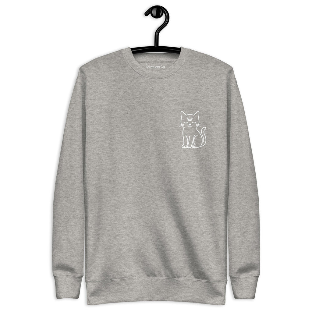 As Above So Below Unisex Premium Sweatshirt With Soft Fleece Interior For Everyday Comfort - TarotCats Co.