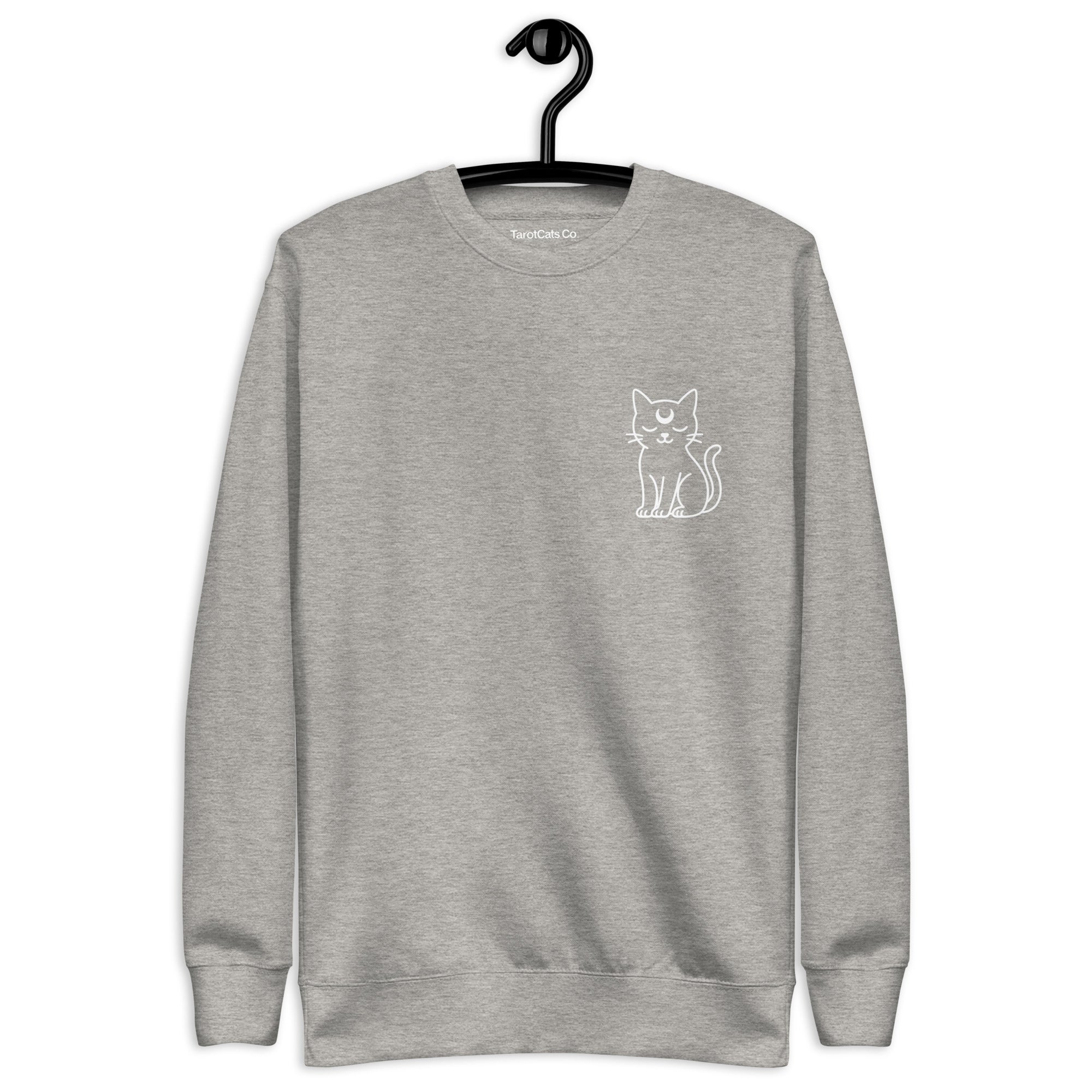 As Above So Below Unisex Premium Sweatshirt With Soft Fleece Interior For Everyday Comfort - TarotCats Co.