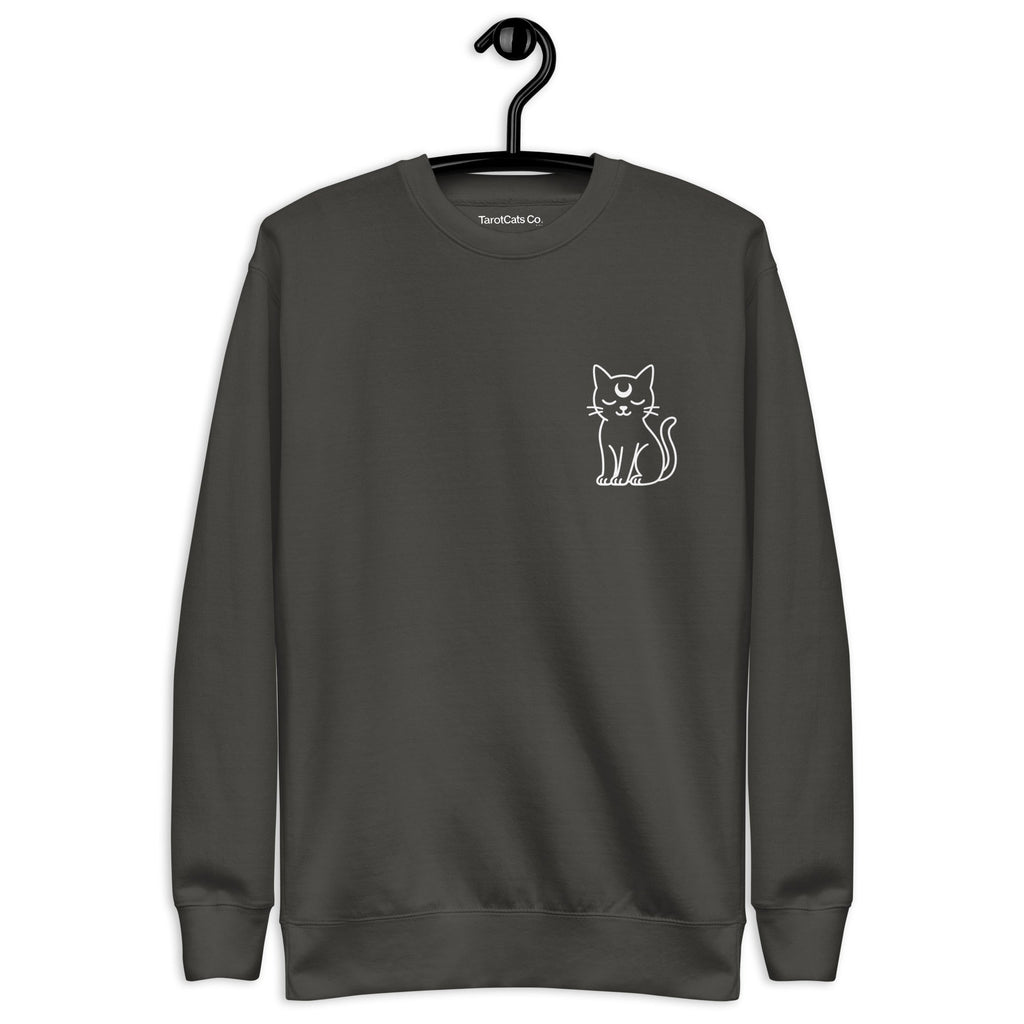 As Above So Below Unisex Premium Sweatshirt With Soft Fleece Interior For Everyday Comfort - TarotCats Co.