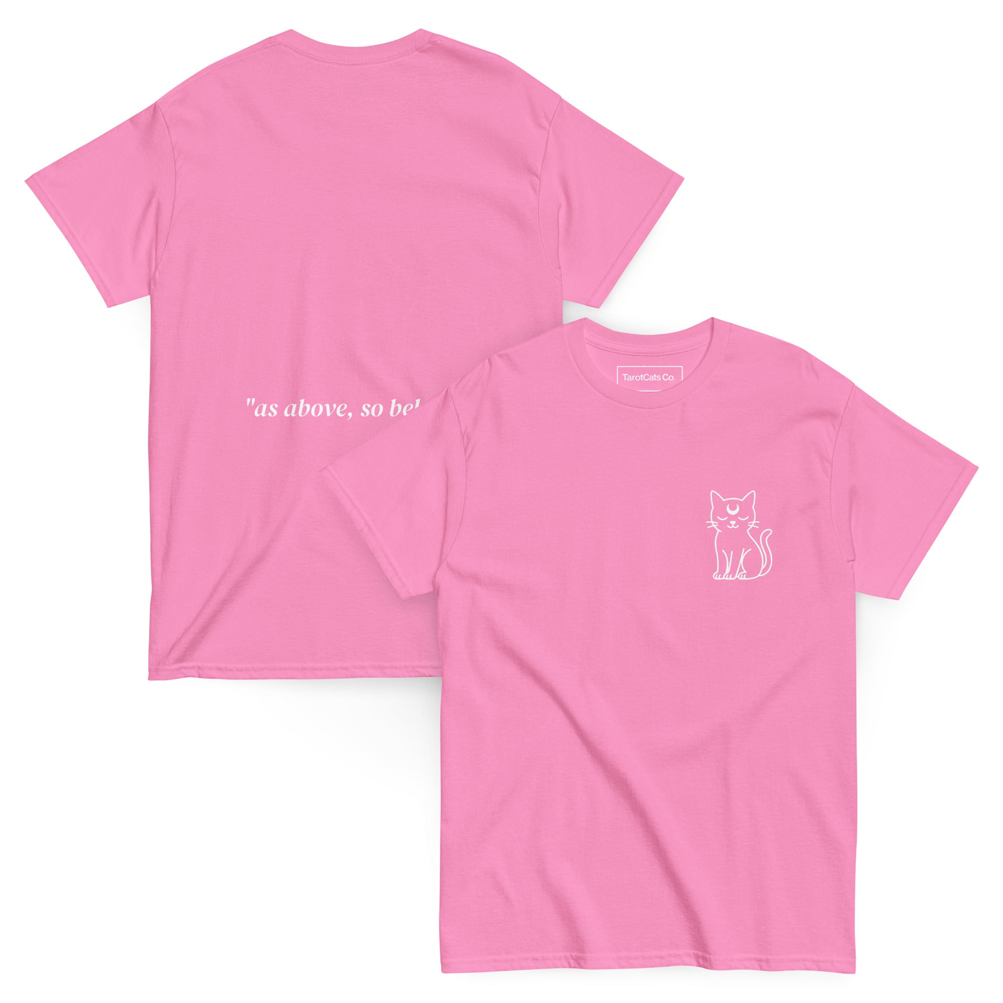 As above So below - Unisex T-shirt - TarotCats Co.