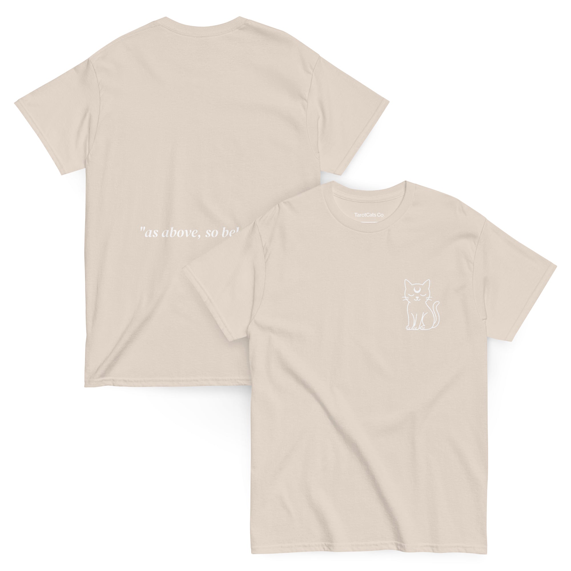 As above So below - Unisex T-shirt - TarotCats Co.