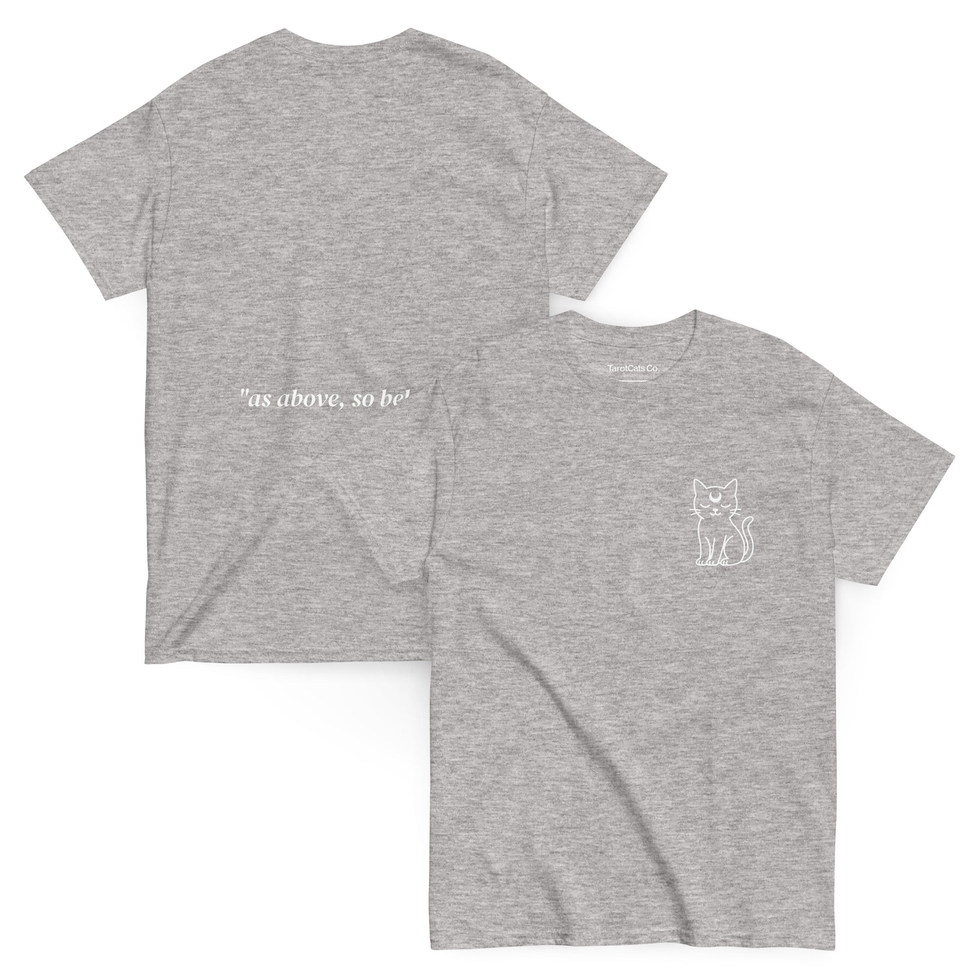 As above So below - Unisex T-shirt - TarotCats Co.
