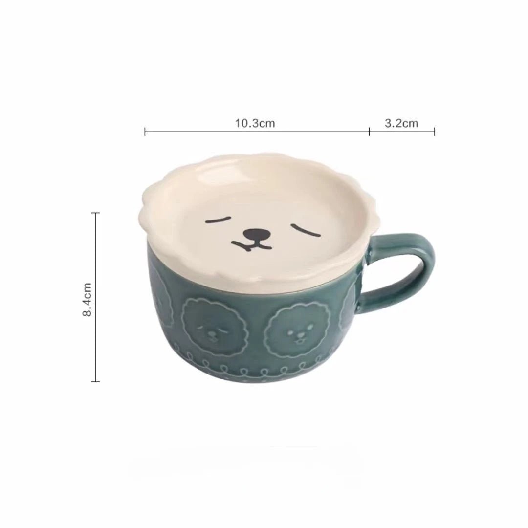 Cartoon Cat Coffee Mug - TarotCats Co.