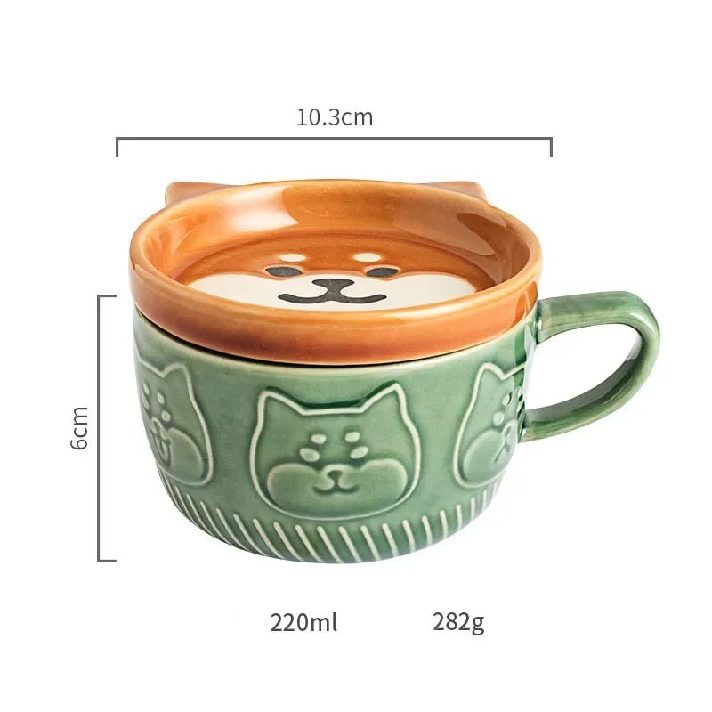 Cartoon Cat Coffee Mug - TarotCats Co.