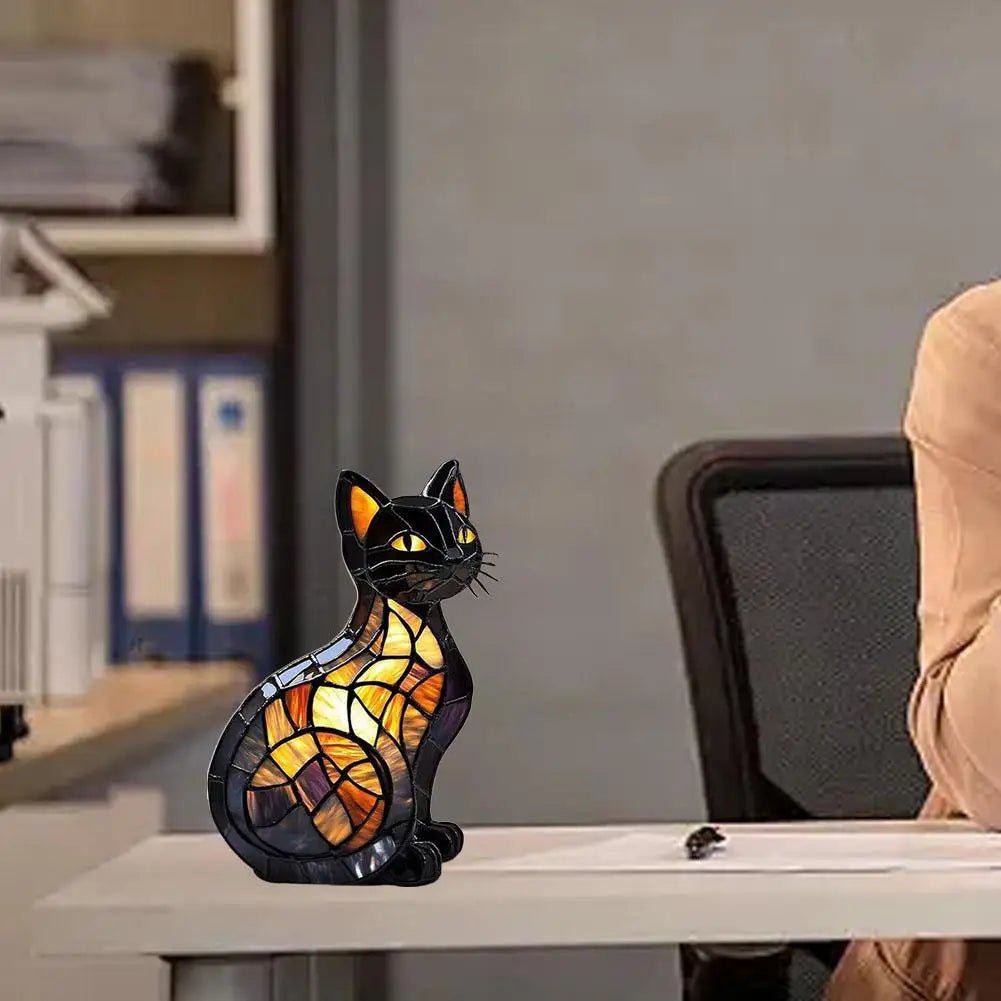 Cat Dachshund Lamp - TarotCats Co.