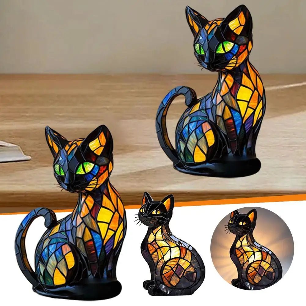 Cat Dachshund Lamp - TarotCats Co.