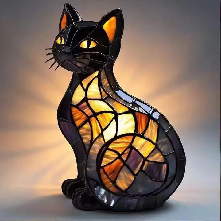 Cat Dachshund Lamp - TarotCats Co.