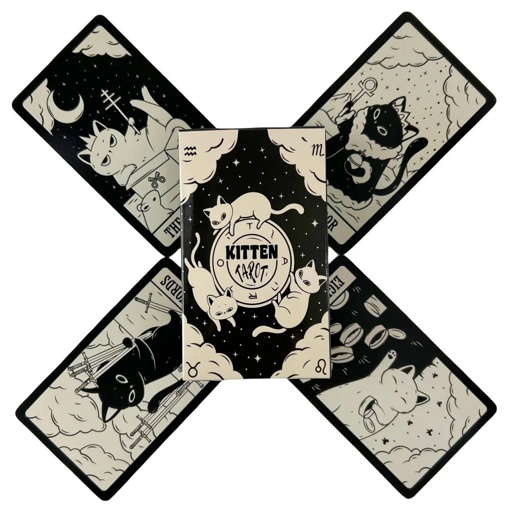 Cat Kitten Tarot Cards 78 Card Deck - TarotCats Co.
