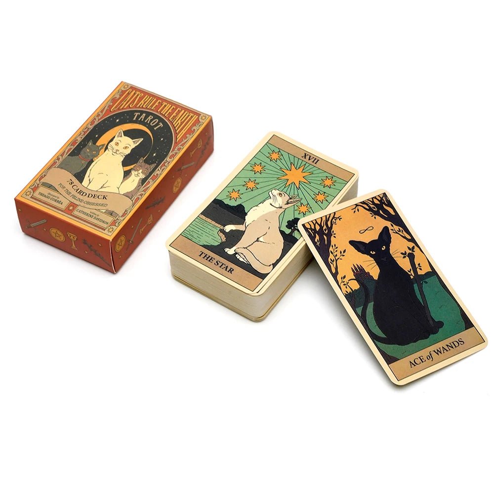 Cats Rule The Earth Tarot Cards 78 - TarotCats Co.