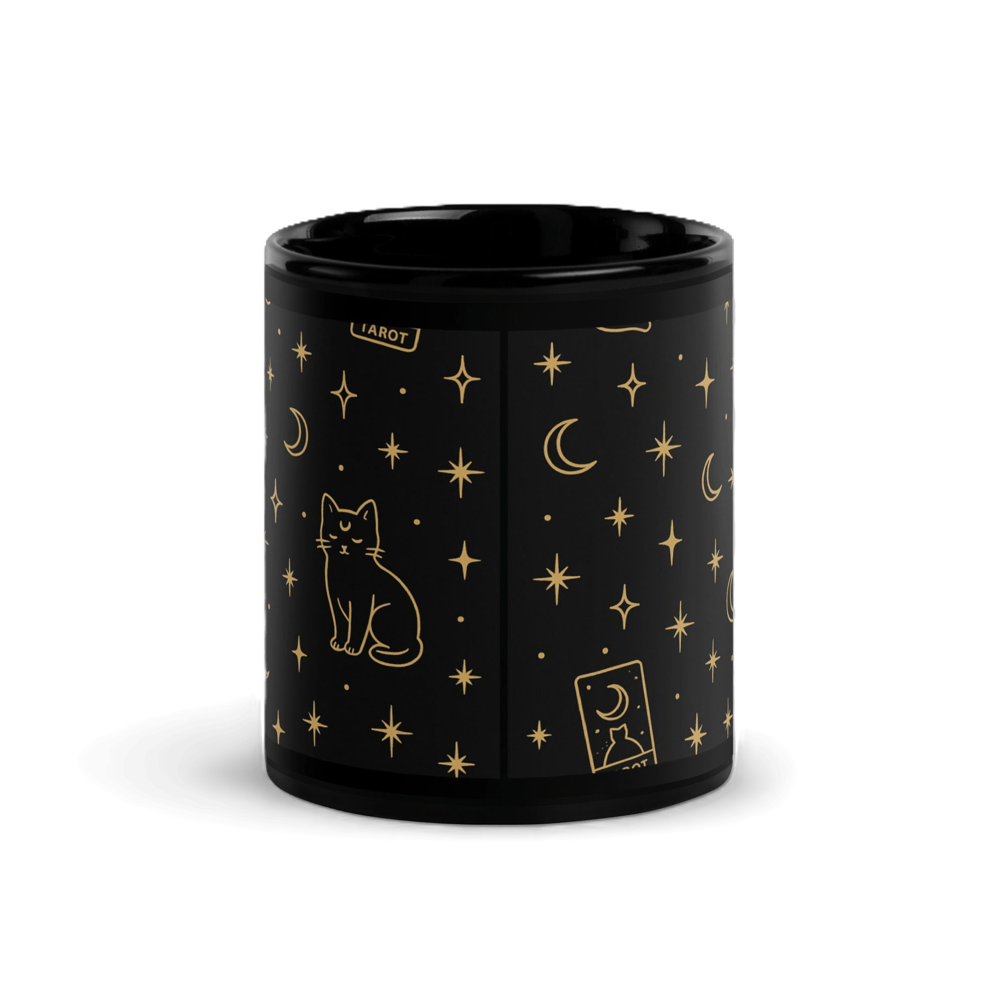 Constellation - Black Mug - TarotCats Co.
