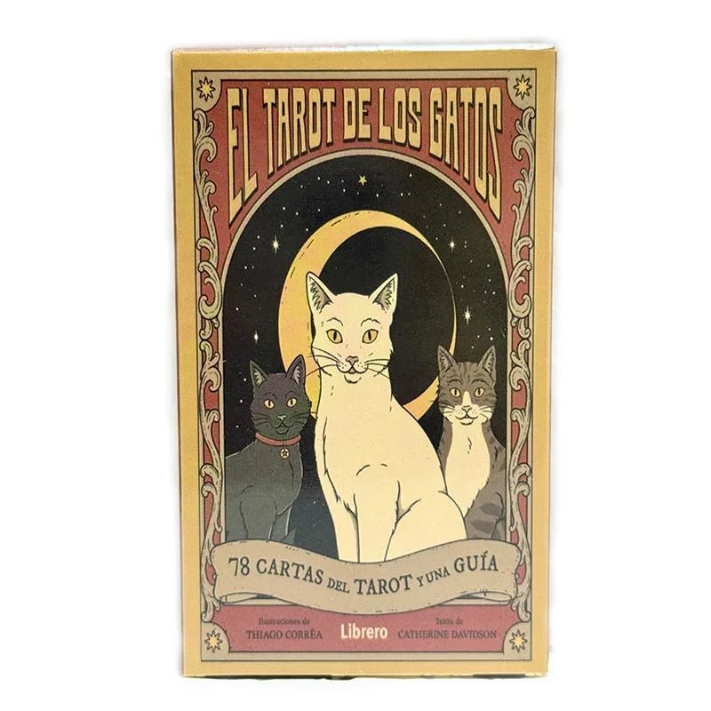 El Tarot De Los Gatos Spanish Edition 78 Card Tarot Deck Cats Rule Earth Energy Divination For Cat Lovers - TarotCats Co.