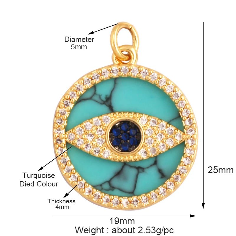 Evil Eye Hand Gold Plated - TarotCats Co.