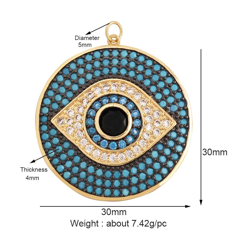 Evil Eye Hand Gold Plated - TarotCats Co.