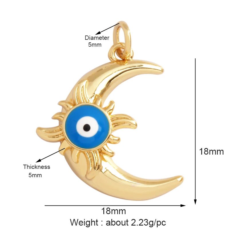 Evil Eye Hand Gold Plated - TarotCats Co.