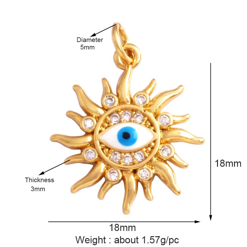 Evil Eye Hand Gold Plated - TarotCats Co.