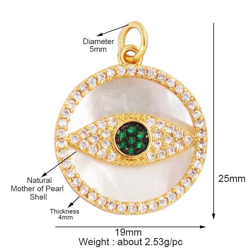 Evil Eye Hand Gold Plated - TarotCats Co.