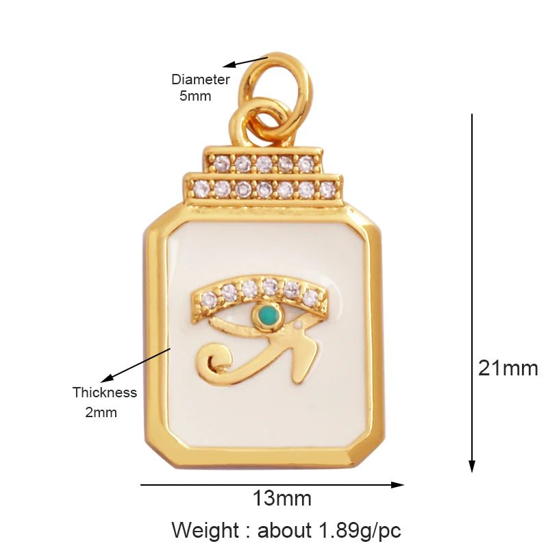 Evil Eye Hand Gold Plated - TarotCats Co.