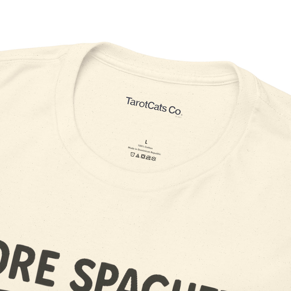 Funny Spaghetti T Shirt Unisex Tee More Spaghetti Less Upsetti Slogan 100 Percent Cotton - TarotCats Co.