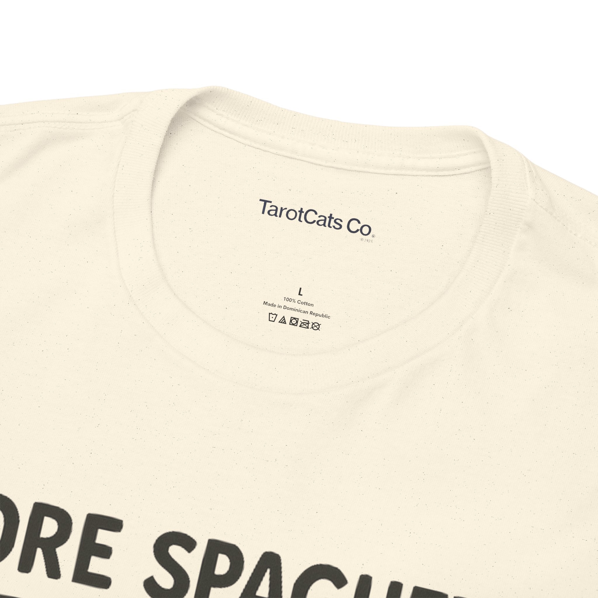 Funny Spaghetti T Shirt Unisex Tee More Spaghetti Less Upsetti Slogan 100 Percent Cotton - TarotCats Co.