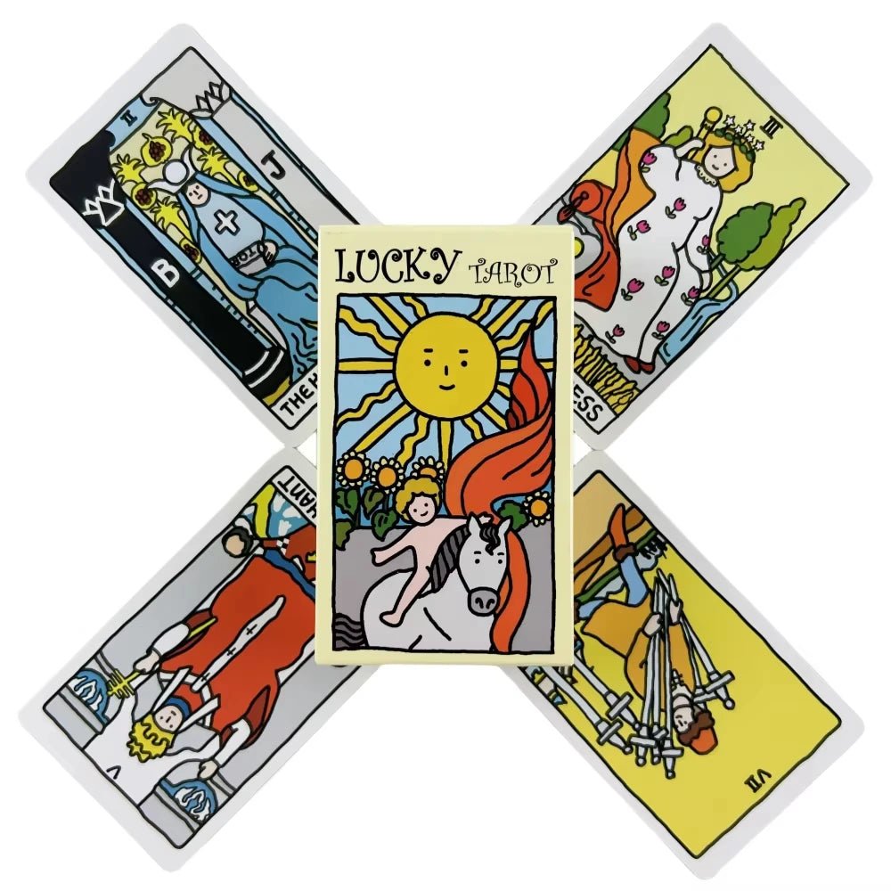 Lucky Tarot Cards Of Rider 78 - TarotCats Co.