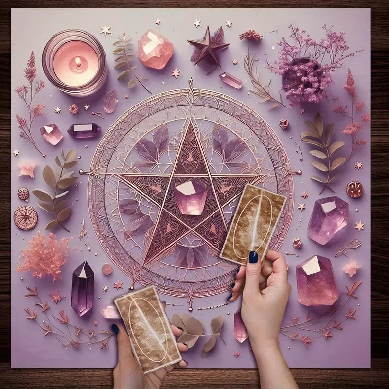 Magic Knot Tablecloth Pentagram - TarotCats Co.