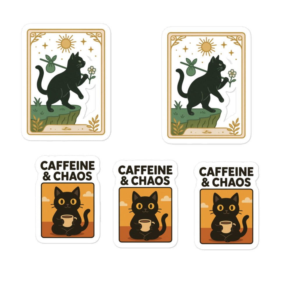 Mixed TarotCats Co. - Bubble - free stickers - TarotCats Co.