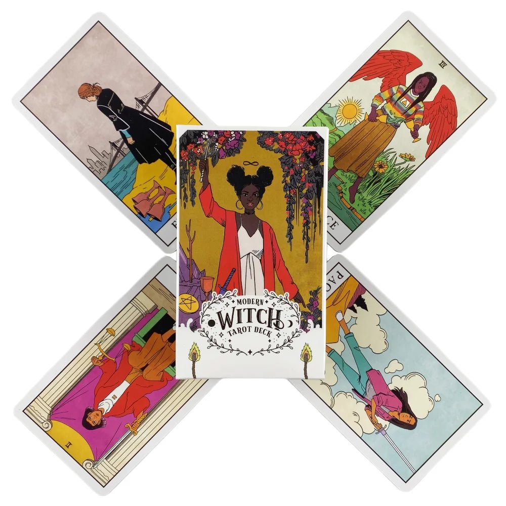 Modern Witch Tarot Cards 78 Card Deck Oracle English Divination Edition For Intuitive Readings - TarotCats Co.