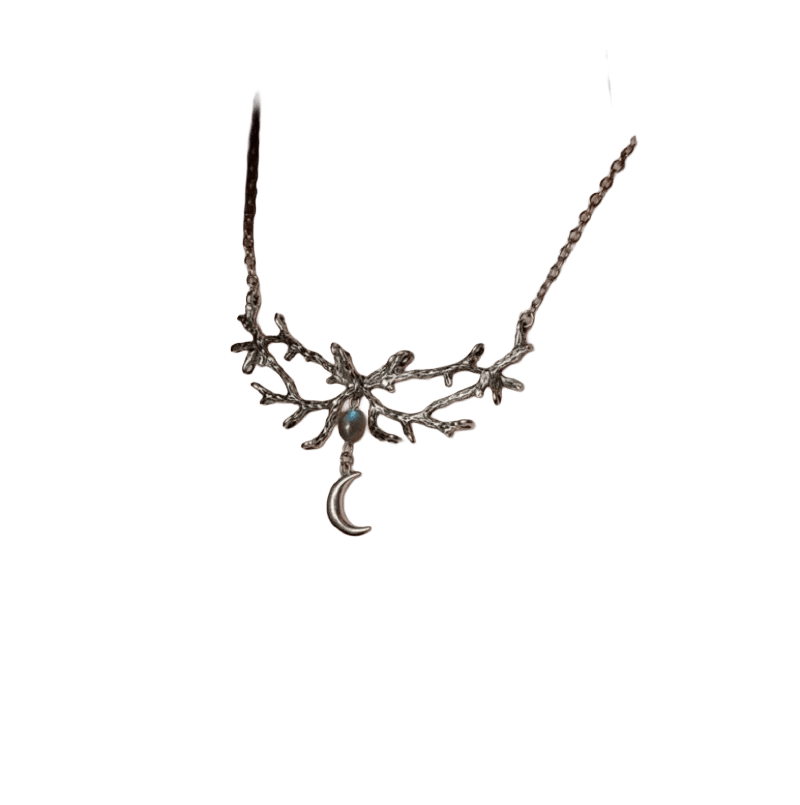Moon Branch Necklace - TarotCats Co.
