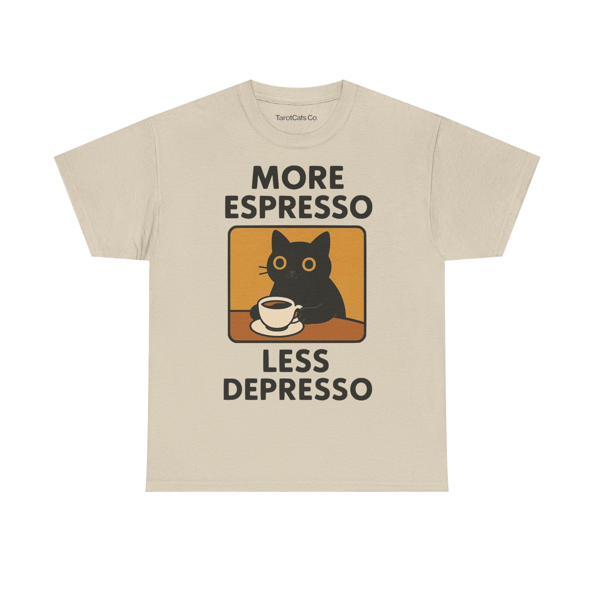 More Espresso Less Depresso - Tshirt - TarotCats Co.