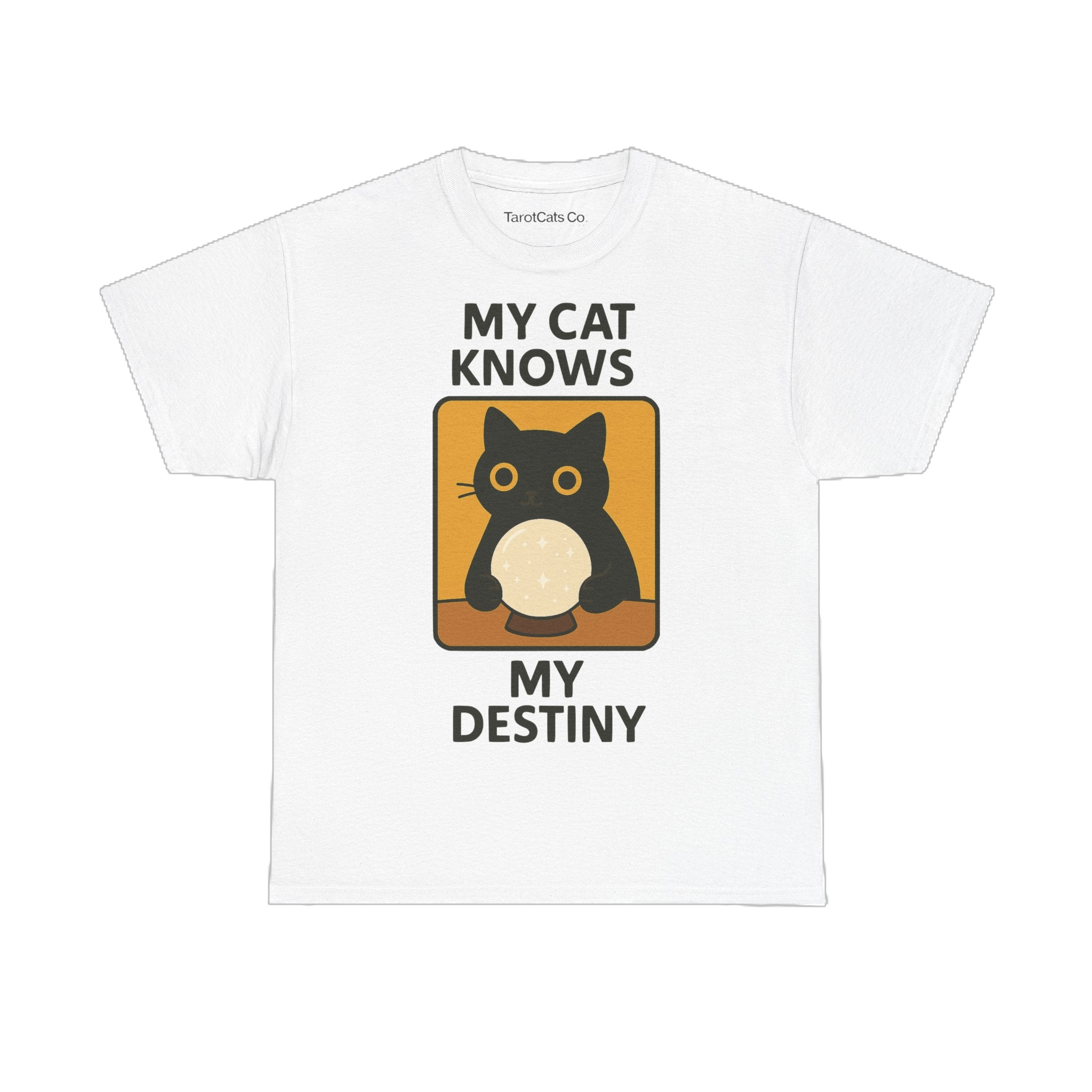 My Cat Knows My Destiny - Unisex T-shirt - TarotCats Co.
