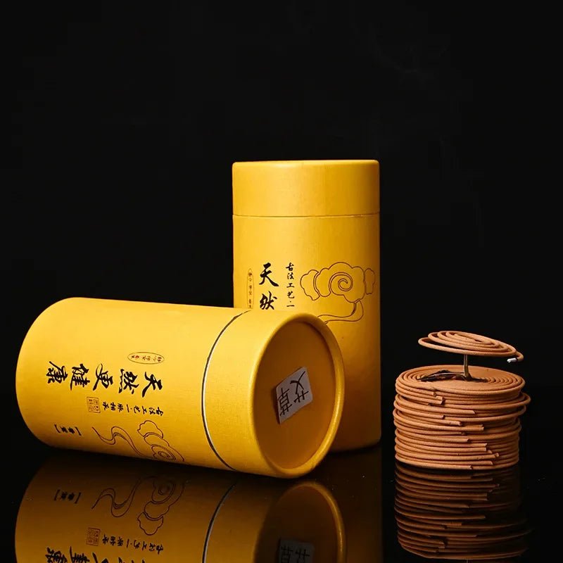 Natural Plate Sandalwood Jasmine Coil - TarotCats Co.