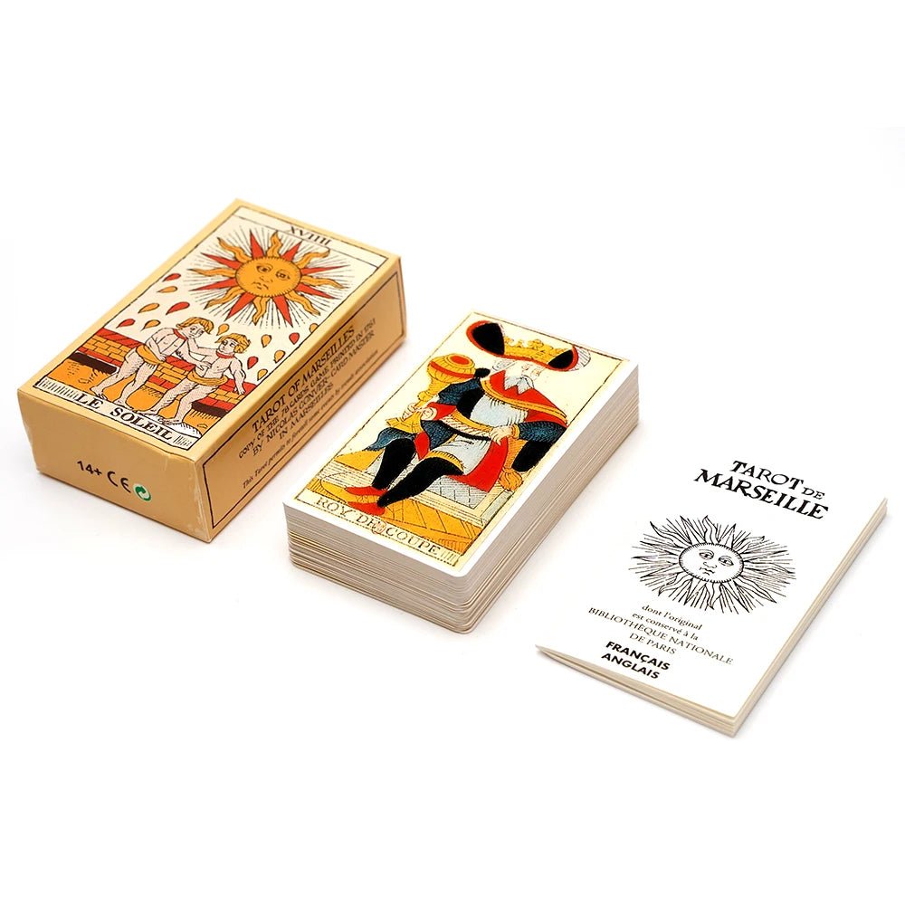 Tarot De Marseille With Booklet - TarotCats Co.