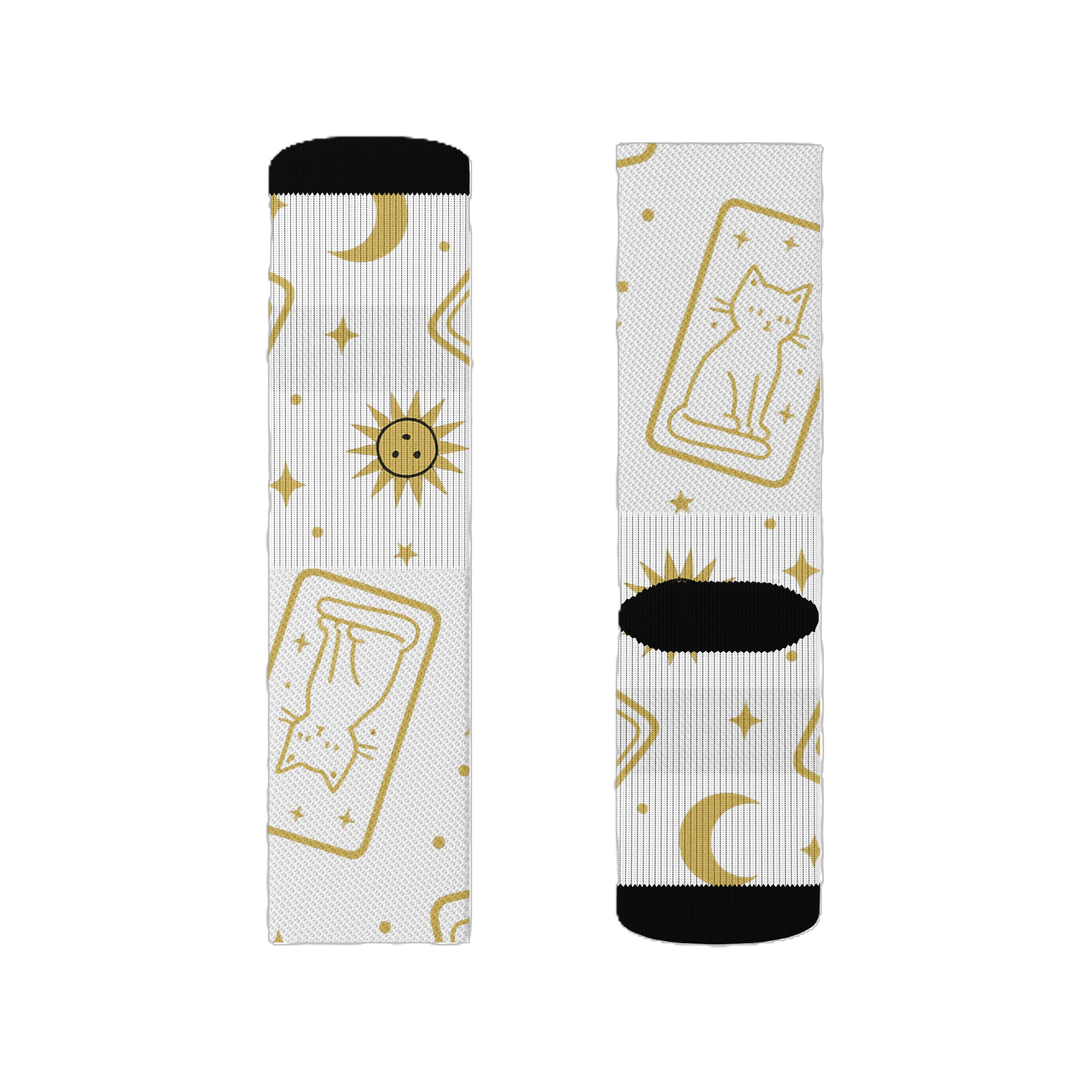 Tarot No.1 - Crew Socks - TarotCats Co.