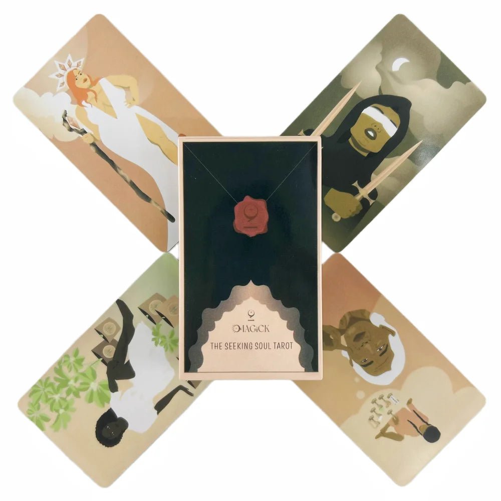 The Seeking Soul Tarot Cards 78 Deck Oracle - TarotCats Co.