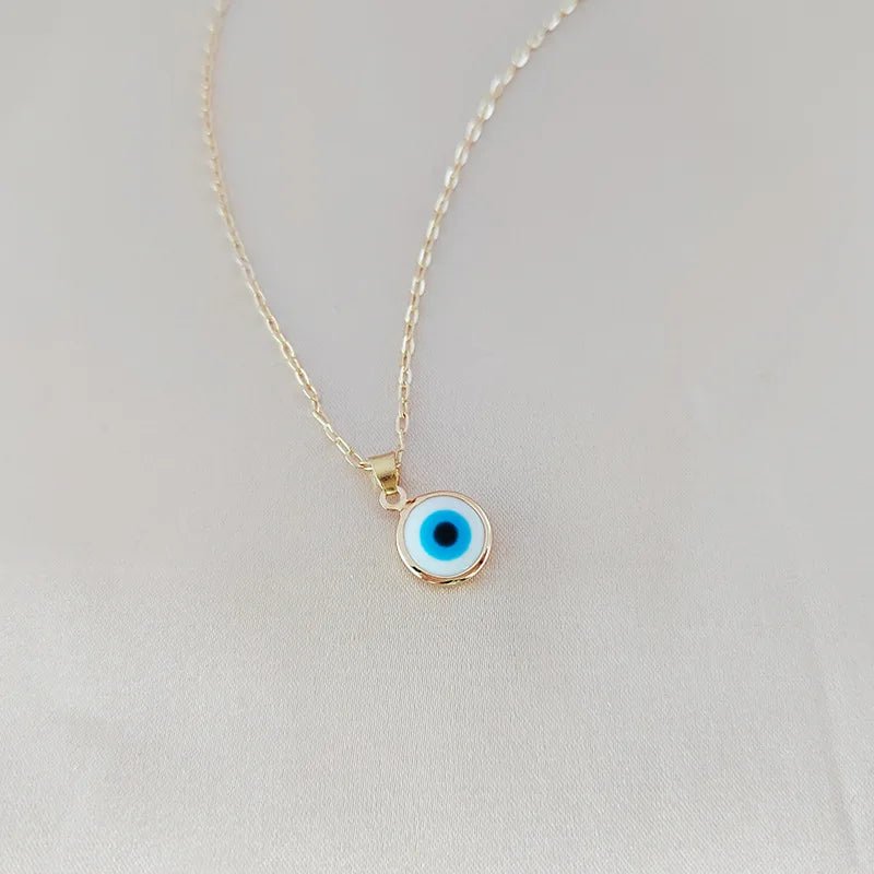 Turkish Devil's Eyes Pendant Necklace - TarotCats Co.